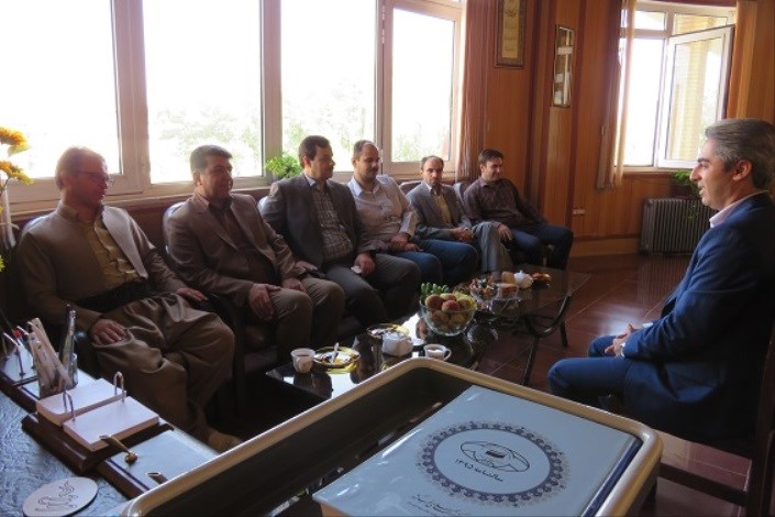 دیدار شهردار و اعضای شورای اسلامی شهرسقز با رئیس دانشگاه آزاد اسلامی سقز