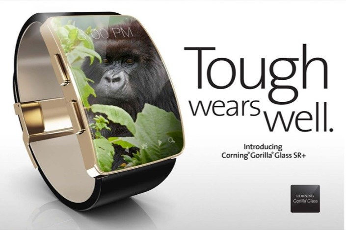 عرضه‌ شیشه‌ جدید Gorilla Glass برای ضد خش‌تر شدن ساعت‌های هوشمند
