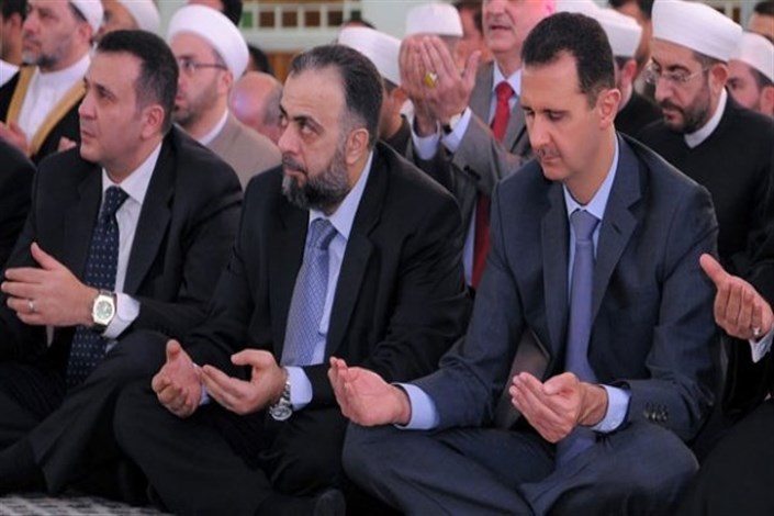 «بشار اسد» نماز عید قربان را در دمشق اقامه کرد