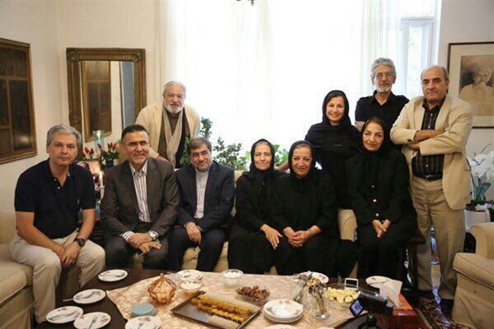 علی جنتی و حجت‌الله ایوبی به دیدن اصغر شاهوردی و خانواده  رشیدی  رفتند/عکس