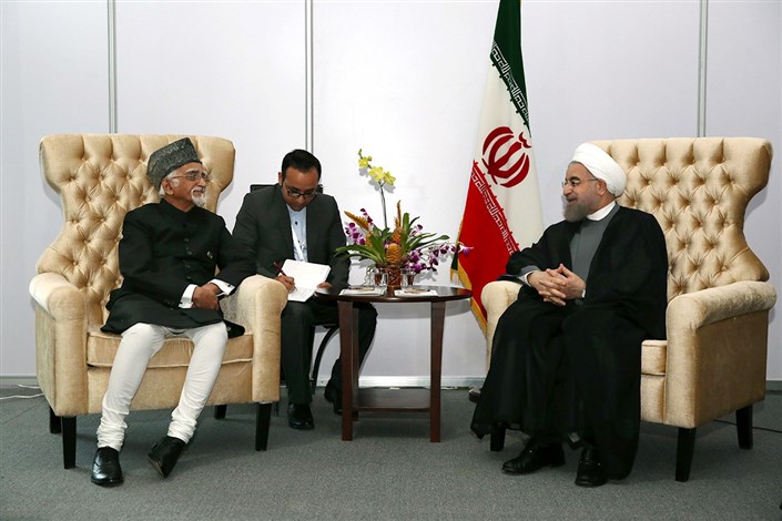 رئیس جمهوری: تقویت همه جانبه همکاریهای تهران - دهلی نو در راستای منافع دو ملت و منطقه است