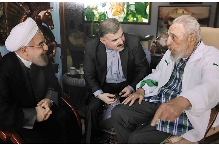 روحانی در دیدار با فیدل کاسترو: ایران و کوبا نماد مقاومت در برابر شدیدترین تحریم ها هستند