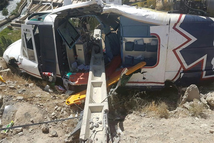 پیام تسلیت وزیر بهداشت برای سقوط بالگرد اورژانس/کولیوند از مصدومان حادثه بازدید کرد/تصاویر