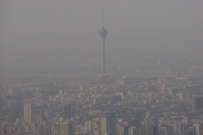 کیفیت هوای تهران در وضعیت قرمز است 