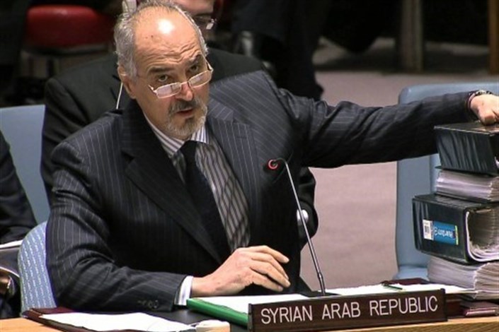 «بشار جعفری» طی سخنرانی خود، نام ماموران اطلاعاتی بیگانه در سوریه را فاش کرد