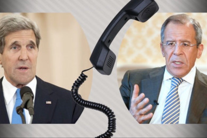 گفت و گوی تلفنی کری و لاوروف با محوریت طرح صلحی برای سوریه 