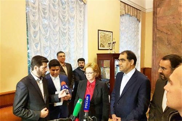 وزیر بهداشت در حاشیه دیدار با همتای روسی خود:روابط ایران و روسیه به ویژه در حوزه سلامت، مناسب است