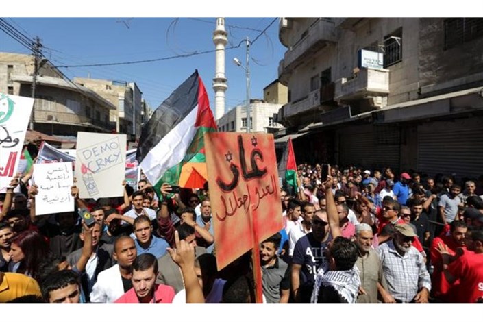 تظاهرات گسترده اردنی‌ها علیه قرارداد گازی با اسرائیل