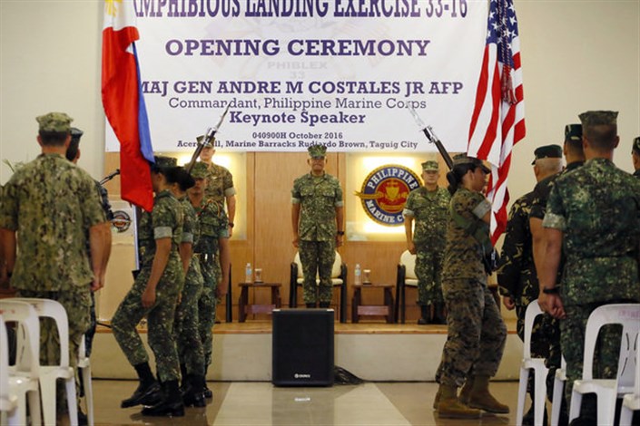آمریکا نیرو و تجهیزات پنج پایگاهش در فیلیپین را ارتقاء می دهد