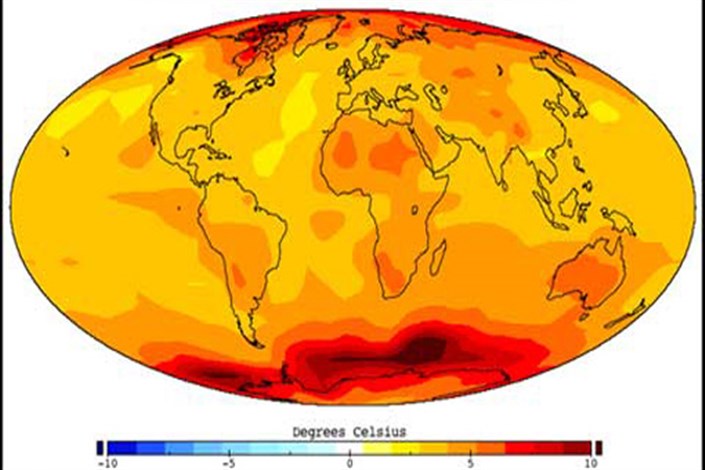 سال 2016 گرم ترین سال جهانی ثبت می شود
