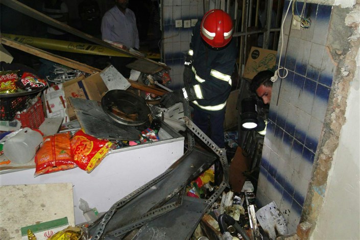 انفجار مغازه و منزل مسکونی در خرم آباد