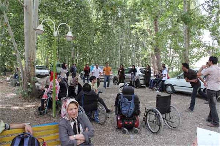 تبدیل بوستان شریعتی به بوستان ویژه معلولان