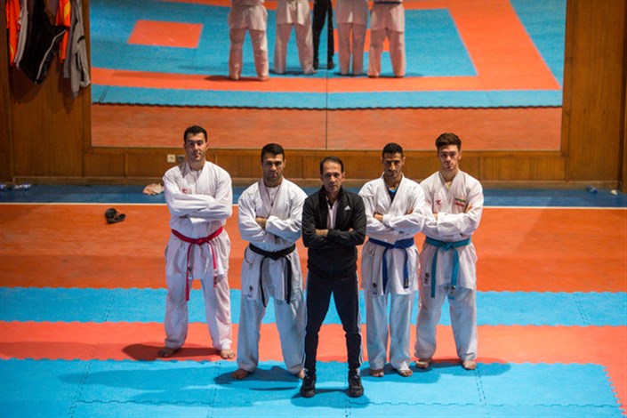 4 کاراته کا دانشگاه آزاد اسلامی  با تیم ملی کاراته عازم اتریش شدند