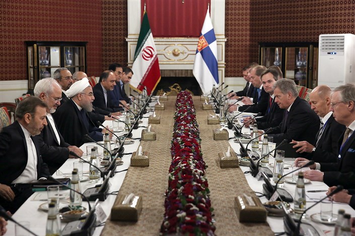 رئیس جمهوری: هیچ مانعی برای توسعه روابط تهران - هلسینکی وجود ندارد