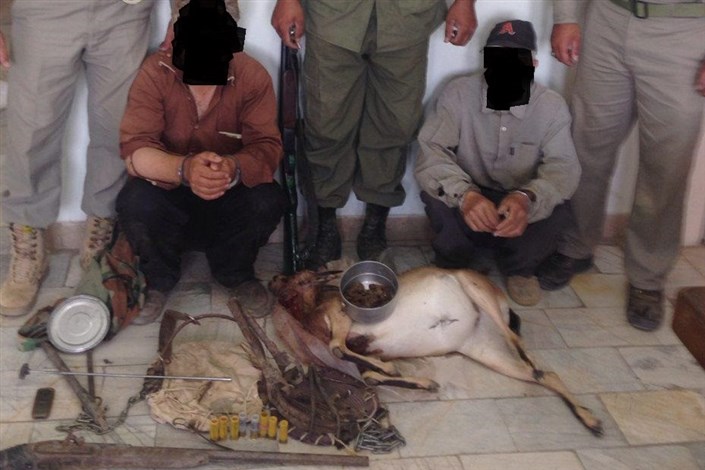 دستگیری شکارچیان غیرمجاز در شهرکرد