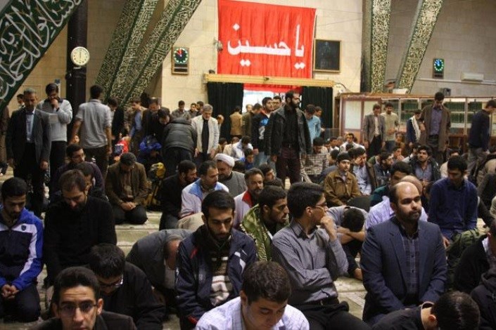 برگزاری مراسم دعای عرفه در مسجد دانشگاه تهران