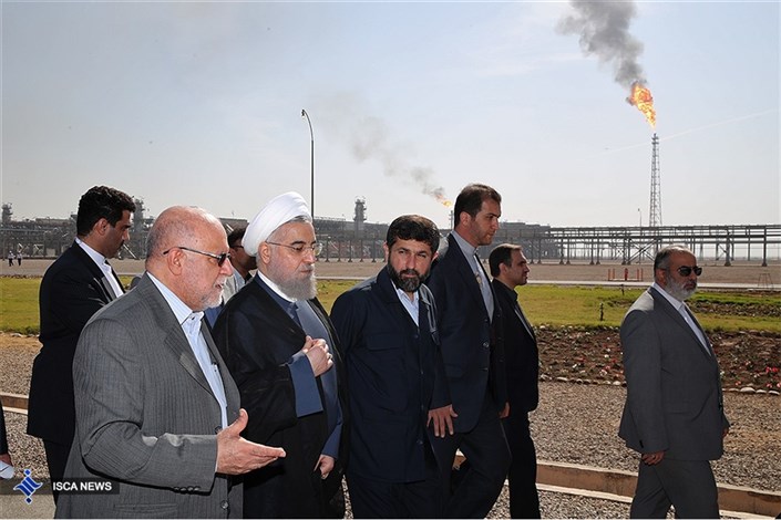 افتتاح طرح توسعه میدان نفتی یادآوران با حضور رئیس جمهوری/ بهره برداری از پالایشگاه آزادگان شمالی 