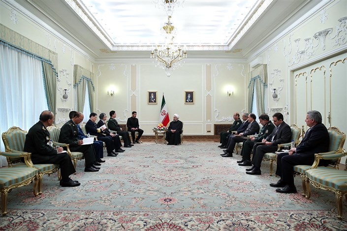 رئیس جمهوری: تهران از تعمیق همکاری با پکن در همه زمینه‌ها از جمله دفاعی استقبال می‌کند