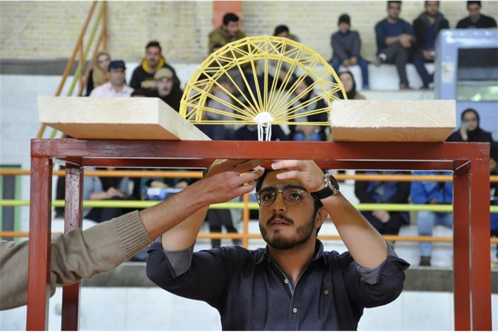 کسب مقام دوم دانشجویان آموزشکده سما تهرانسر در مسابقات بین المللی سازه‌های ماکارونی