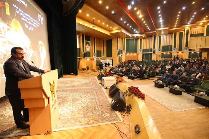 رئیس دانشگاه آزاد اسلامی استان البرز: بزرگترین دستاورد بسیج ، تفکر بسیجی ، روحیه جهادی و فرهنگ ایثار و شهادت است