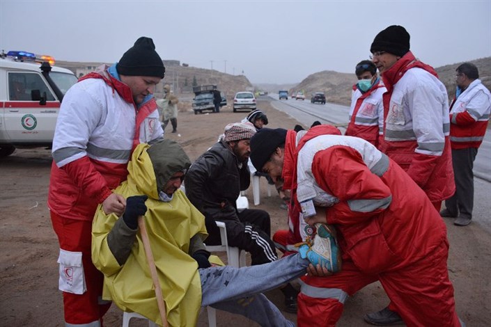 امداد رسانی به 106 نفر طی 24 ساعت گذشته