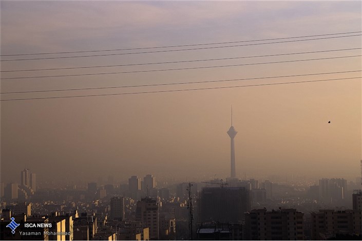 کیفیت هوای تهران در شهر تهران ناسالم است