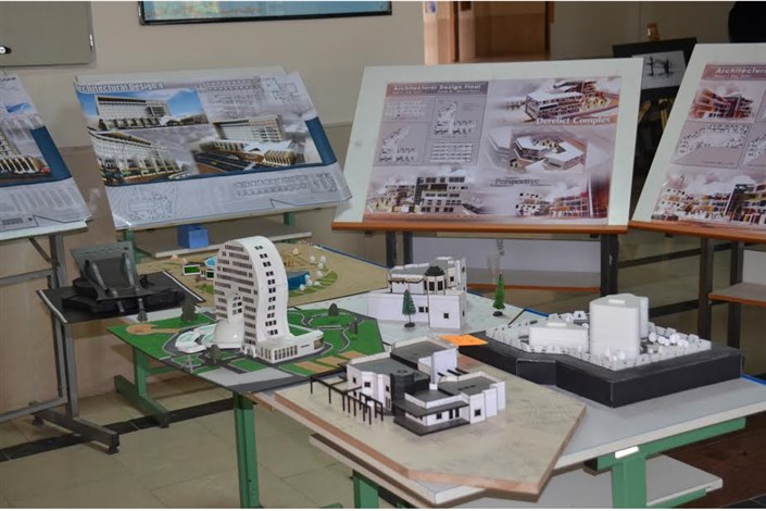 برپایی نمایشگاه آثار معماری دانشجویان واحد دامغان همزمان با روز دانشجو              