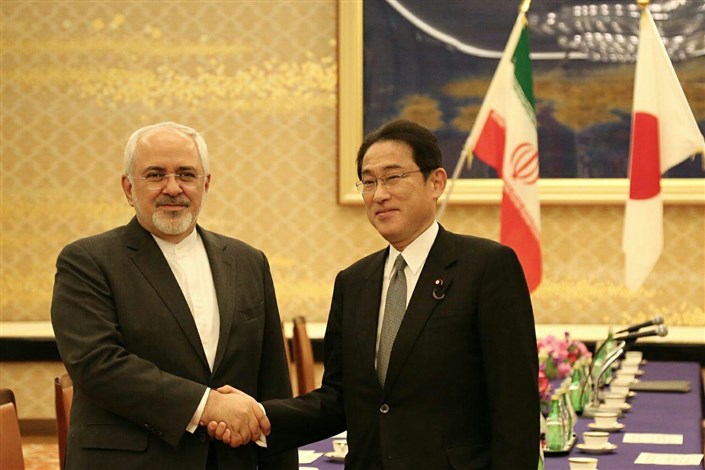 دیدار محمد جواد ظریف و وزیر امور خارجه ژاپن در توکیو 