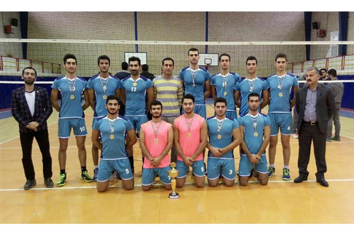 تیم والیبال واحد رشت قهرمان مسابقات  والیبال دانشجویان پسر دانشگاه آزاد اسلامی استان گیلان شد