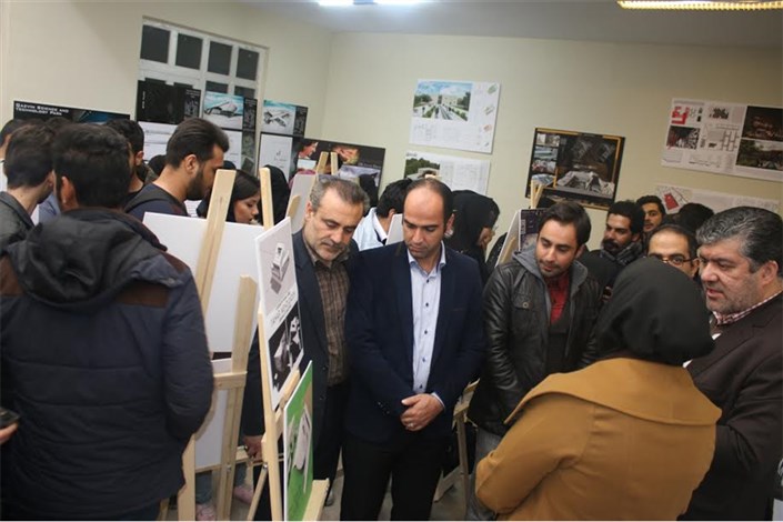برگزاری نمایشگاه آثار دانشجویان گروه معماری دانشگاه آزاد اسلامی واحد هشتگرد
