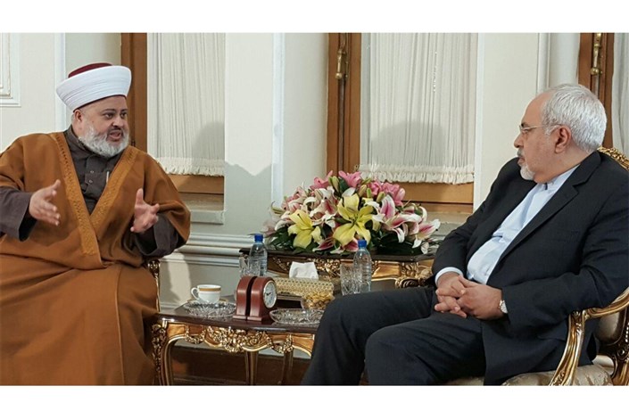 دیدار ظریف با رئیس جبهه عمل اسلامی