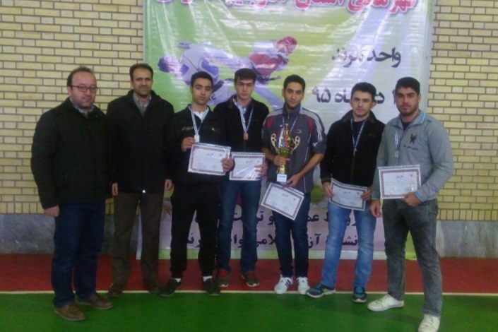 کسب مقام نائب قهرمانی دانشجویان واحد بین المللی جلفا در مسابقات تکواندوآذربایجان شرقی