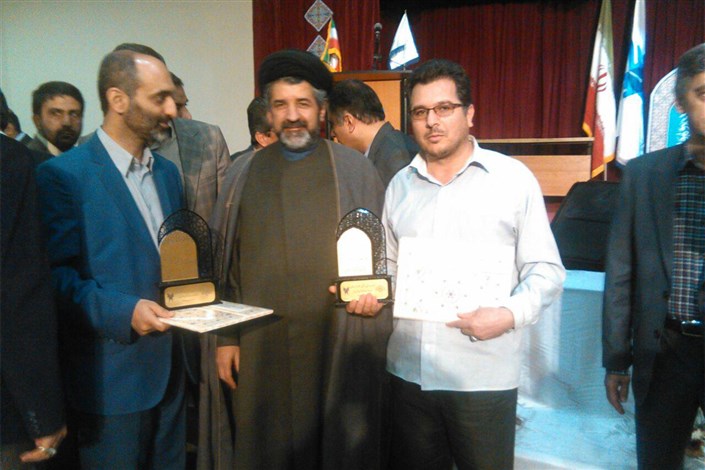 رئیس واحد شبستر از نفر دوم مسابقات شفاهی قرآن قدردانی کرد/تصاویر