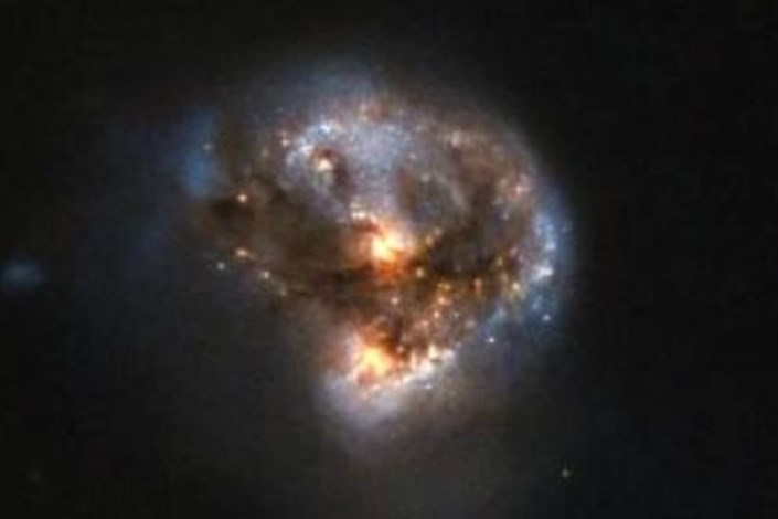 تصویر ناسا از یک کهکشان لیزری منتشر شد
