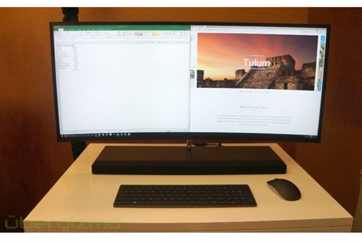 کامپیوتر جدید HP با نمایشگر ۳۴ اینچی خمیده معرفی شد