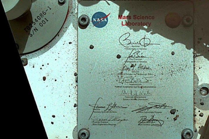 امضای اوباما در مریخ ماندگار شد