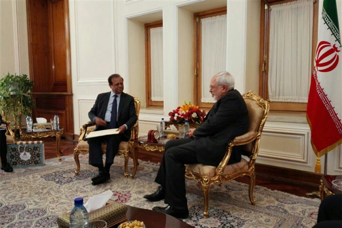 دیدار و گفتگوی وزیر علوم و فناوی سریلانکا با ظریف 