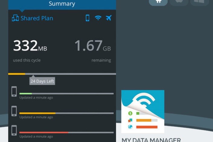 اپلیکیشن My Data Manager: مدیریت حجم مصرفی اینترنت در موبایل