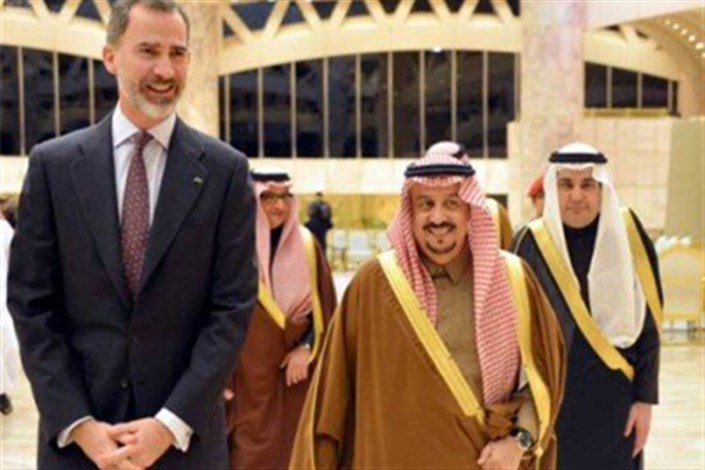 پادشاه اسپانیا وارد عربستان شد