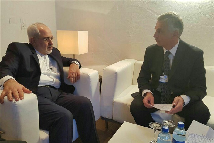دیدار ظریف با وزیر امور خارجه سوئیس 