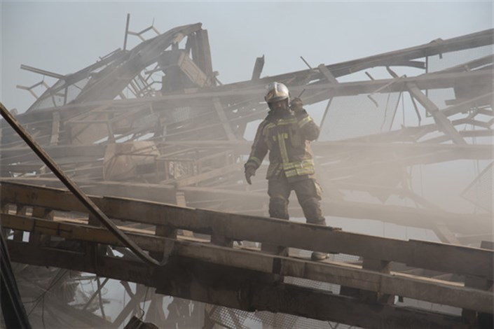 سخنگوی سازمان آتش نشانی :در حال حاضر آتش سوزی مهار شده است
