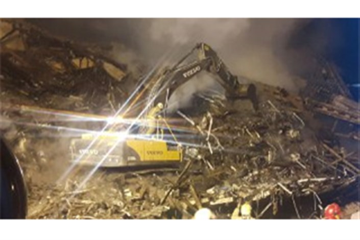 تخریب ساختمان مجاور پلاسکو