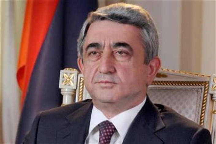 رئیس جمهوری ارمنستان به روحانی تسلیت گفت