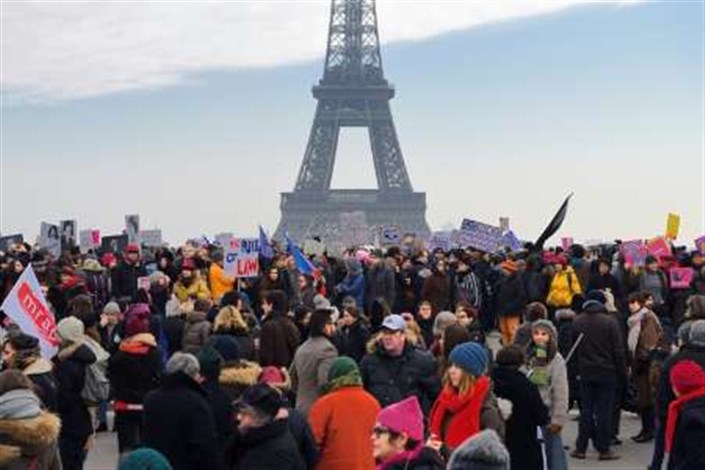 برگزاری تظاهرات ضد ترامپ در پاریس و دیگر شهرهای فرانسه