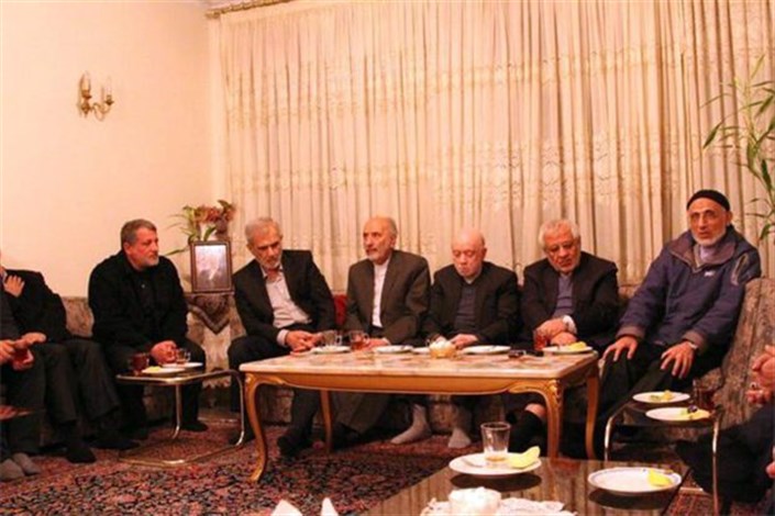 دیدار جمعی از اعضای شورای مرکزی حزب موتلفه با خانواده آیت‌الله هاشمی(ره) 