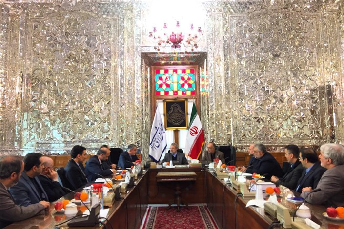 دیدار وزیر فرهنگ با علی لاریجانی