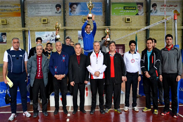 مسابقات قهرمانی والیبال دانشجویان پسر در واحد ارومیه