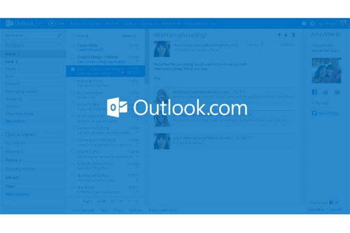 99.9 درصد از کاربران Outlook.com به نسخه ارتقا یافته مهاجرت کرده اند