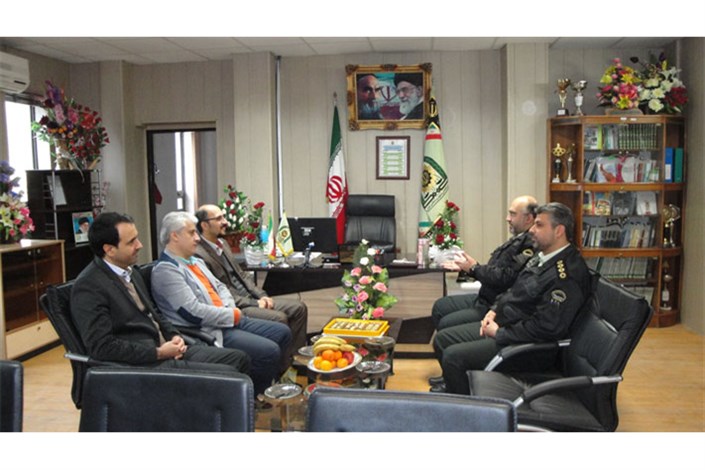 هیات رئیسه  واحد رودبار با فرماندهی جدید نیروی انتظامی این  شهرستان  دیدار  کرد