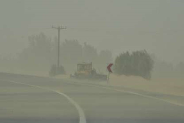 منشاء گرد و غبار روز گذشته جنوب خوزستان و زابل خارجی است 